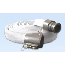 2.5 Inch 8 Bar White Flexible PVC Double-jacket Fire Hose